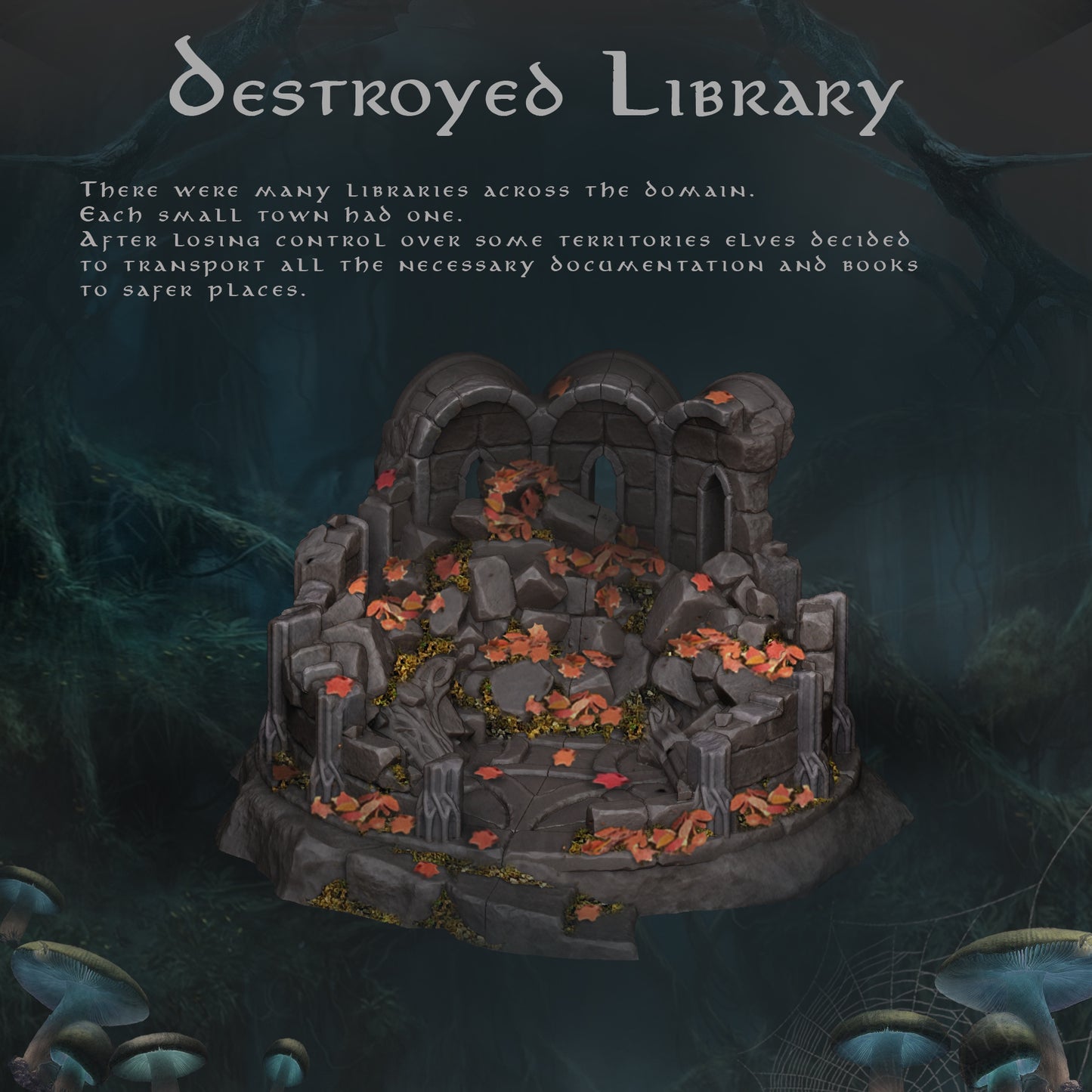 Elven Library Destroyed