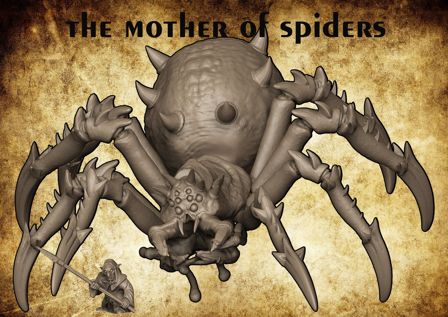 Mother Spider Scuttle Spider